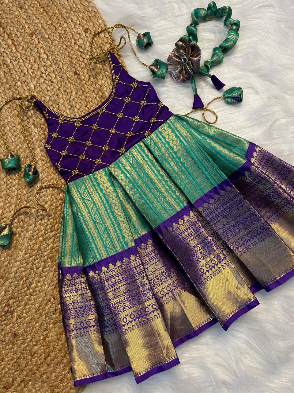 (SB242)Nayanthra - Kanchipuram Semi Silk Gown (Best Quality)