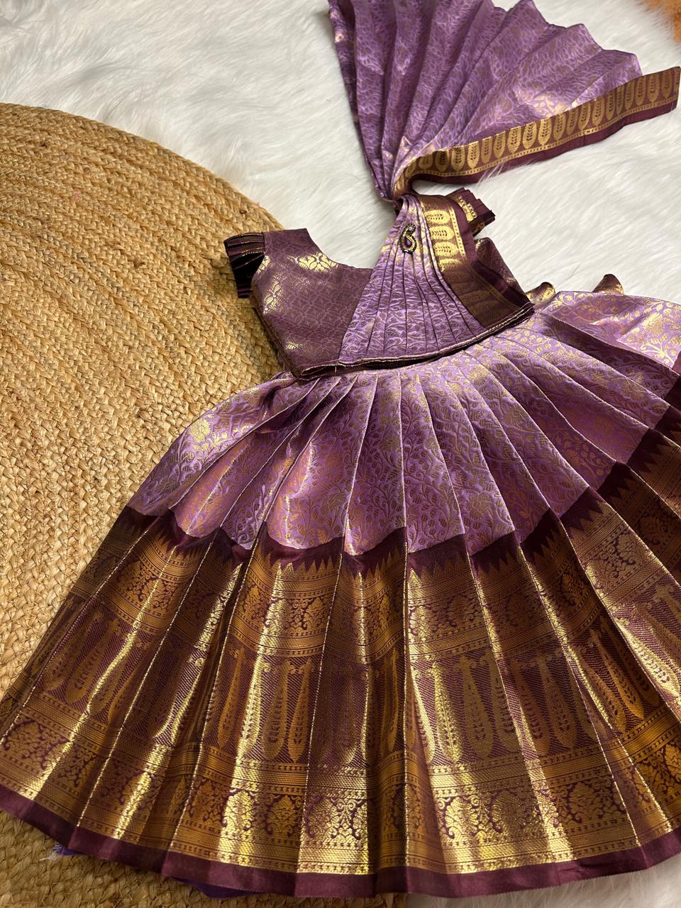 (SB304)Lilac Pavadai Sattai