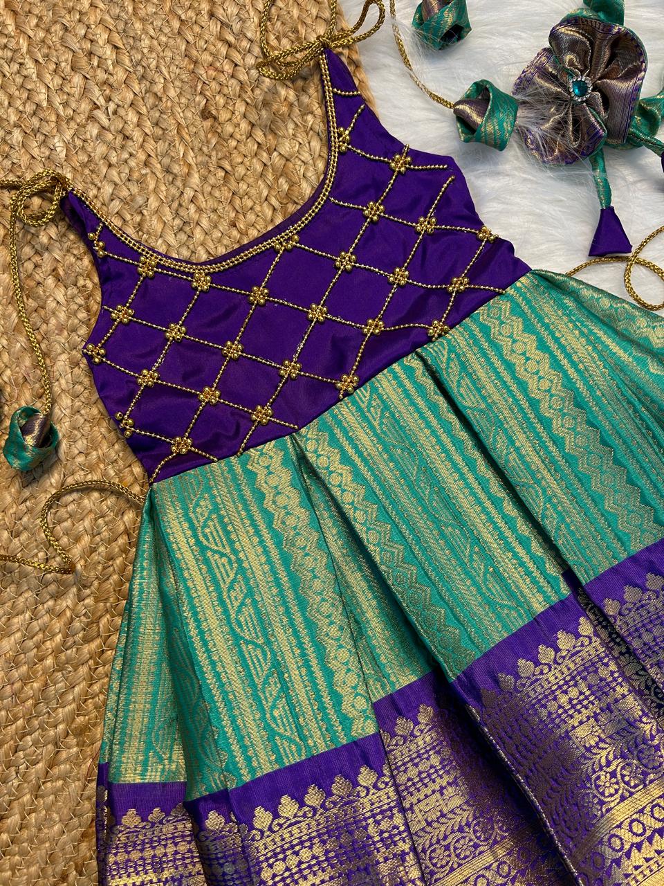 (SB242)Nayanthra - Kanchipuram Semi Silk Gown (Best Quality)