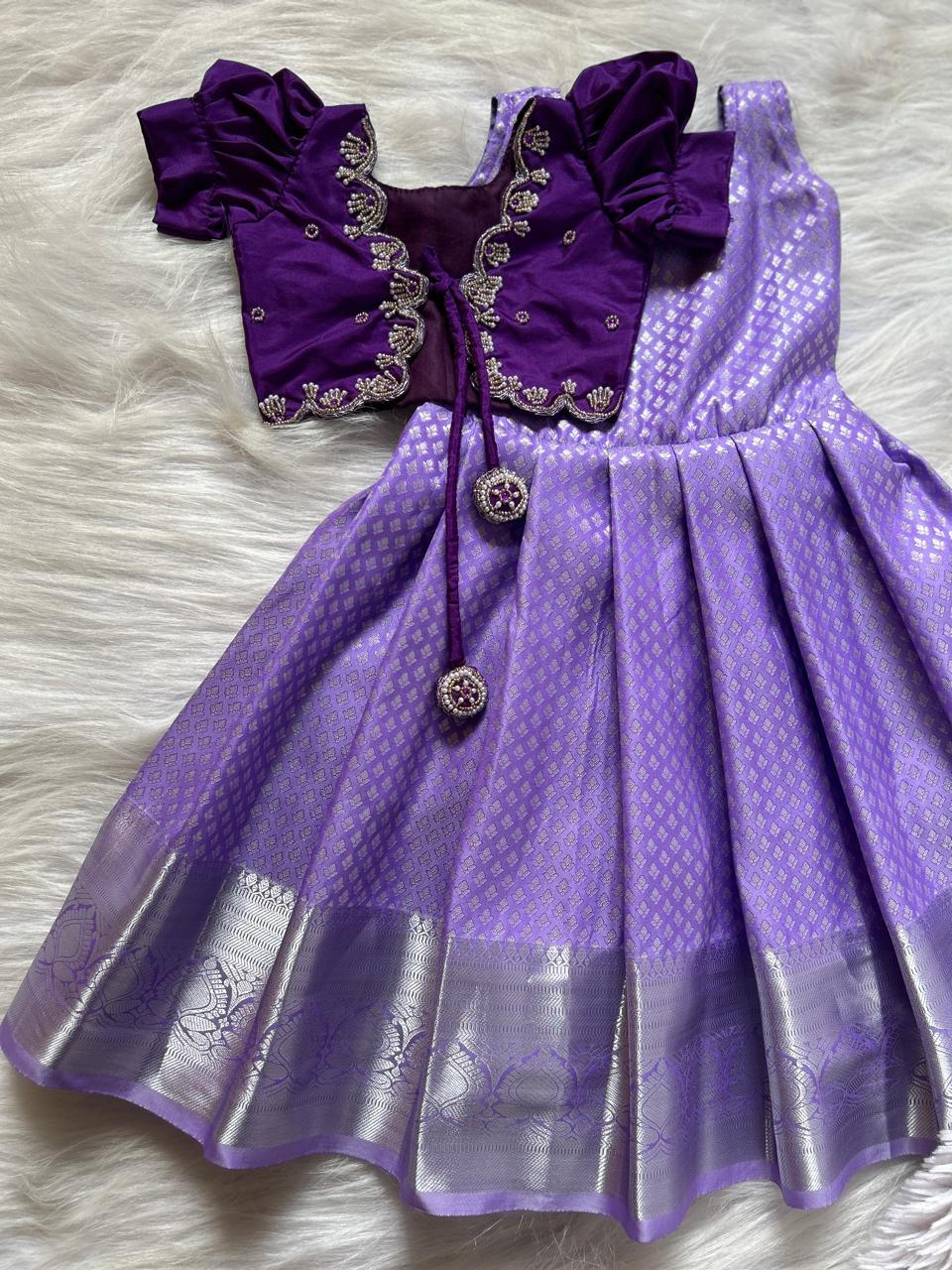 (SB004)Lavender Aari Overcoat