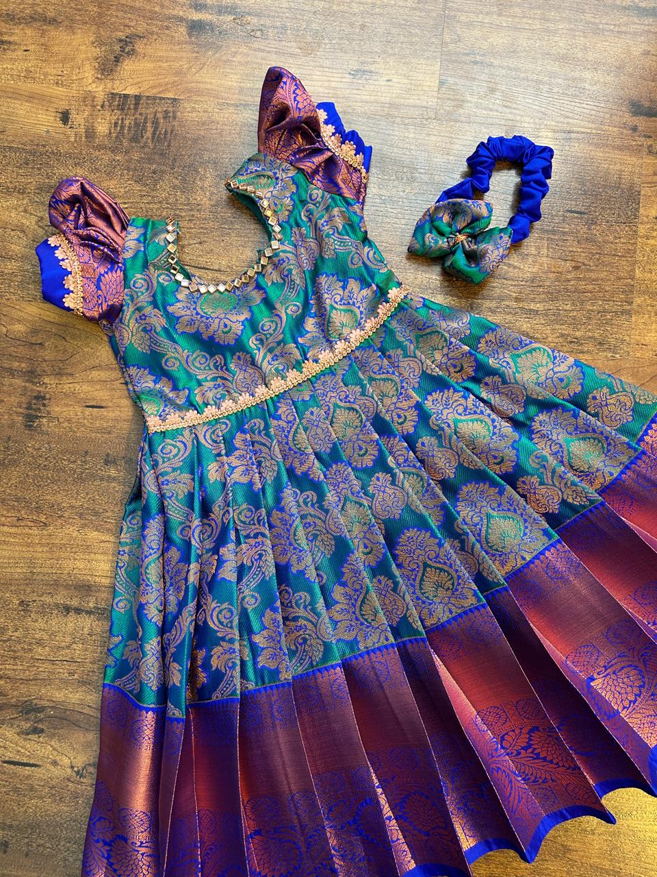 (SB336)Kanchipuram Premium Silk Gown