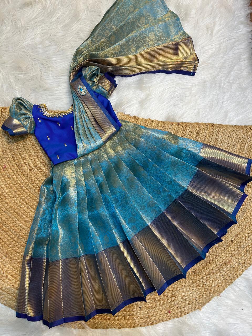 (SB328)Frozen Silk Pavadai Sattai