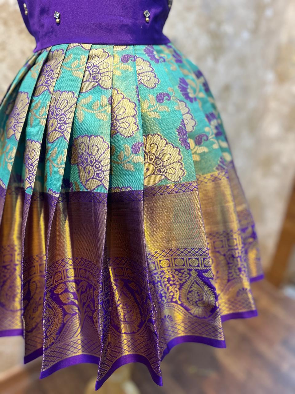 (SB184)Kanchipuram Rangoli 2 without Shawl