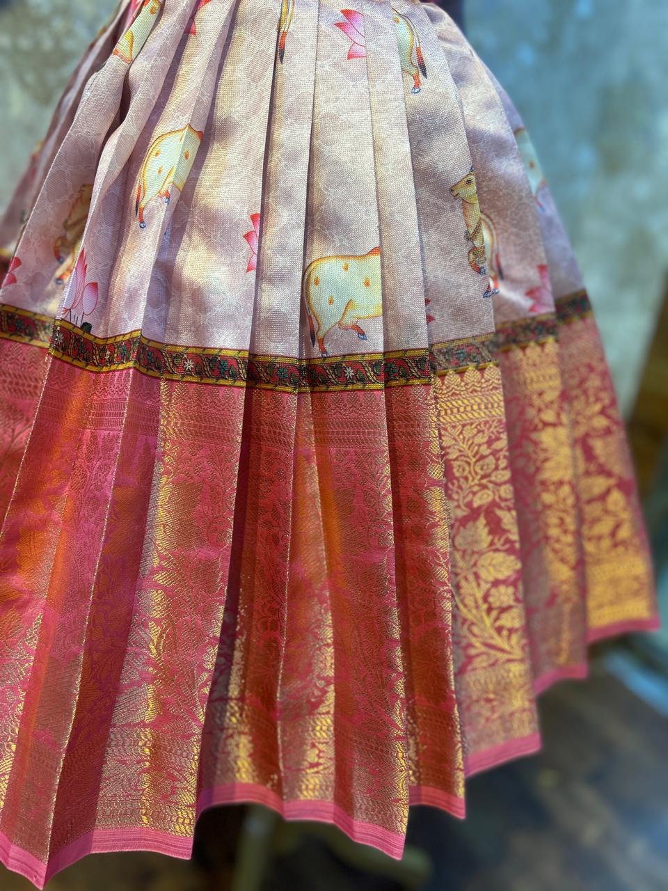 (SB163)Pink Kamali with Removable Dupphatta