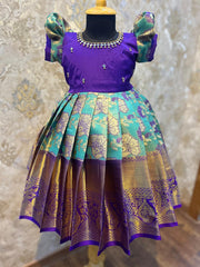 (SB184)Kanchipuram Rangoli 2 without Shawl