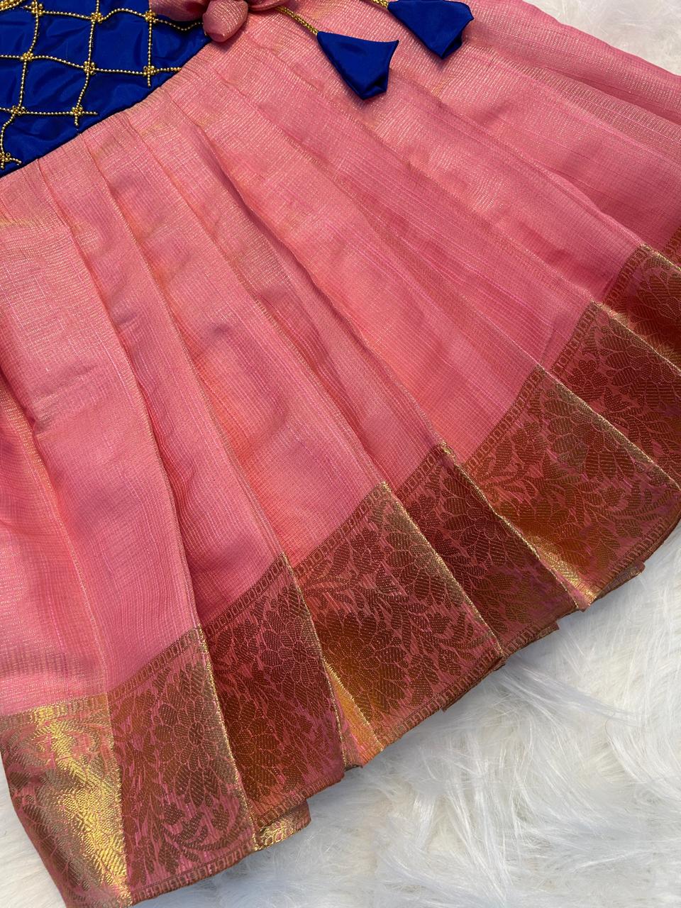 (SB047)Pink Tissue Budget Gown