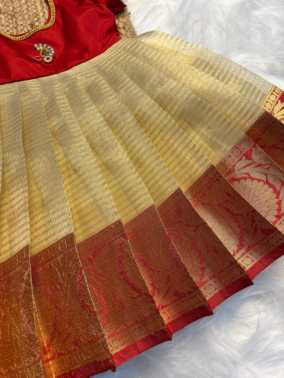 (SB055)Tamil Silk Gown Budget Friendly