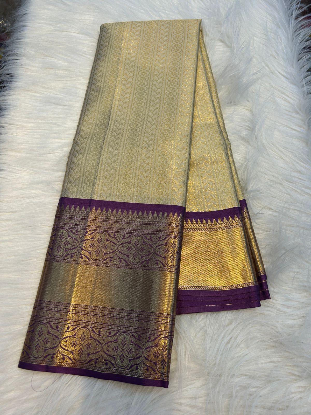 (SBS008)Platina Premium Semi Silk Saree