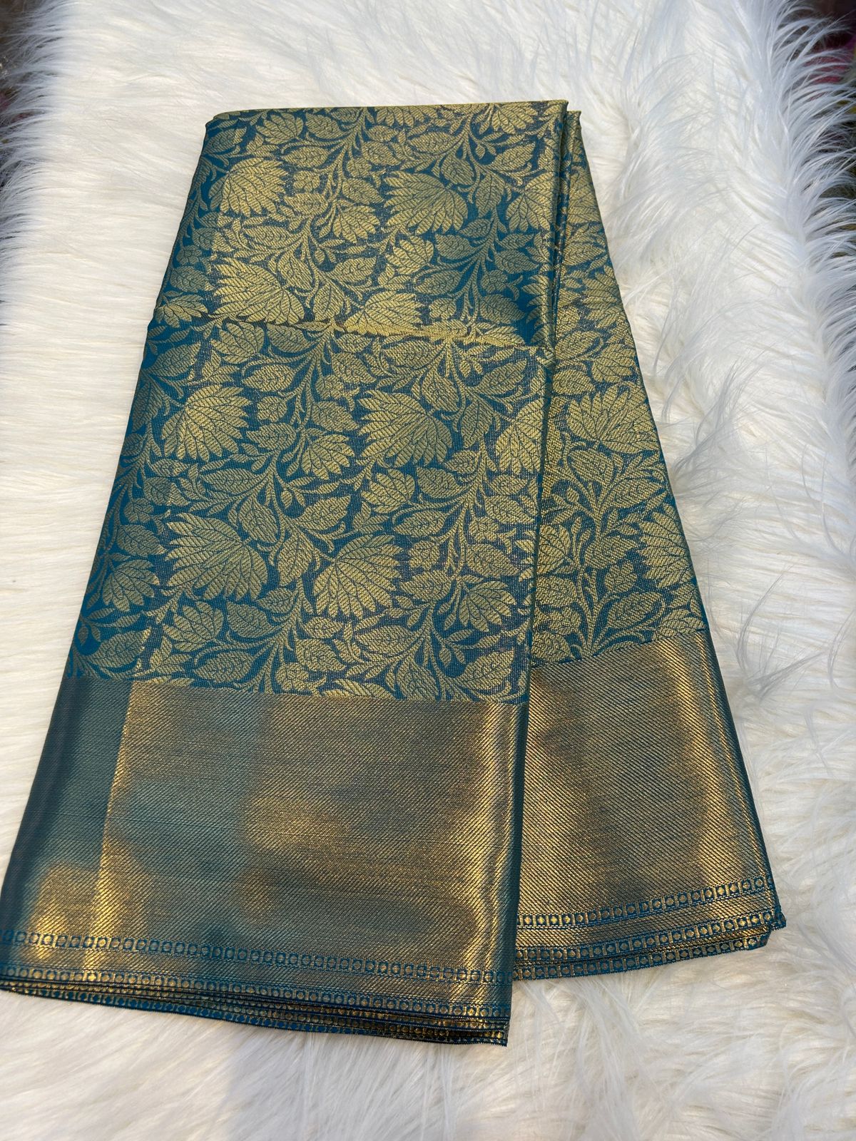 (SBS010)Blue Neeta Ambani Premium Saree