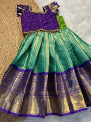 (SB252)Nayanthara in Samantha Pattern Silk