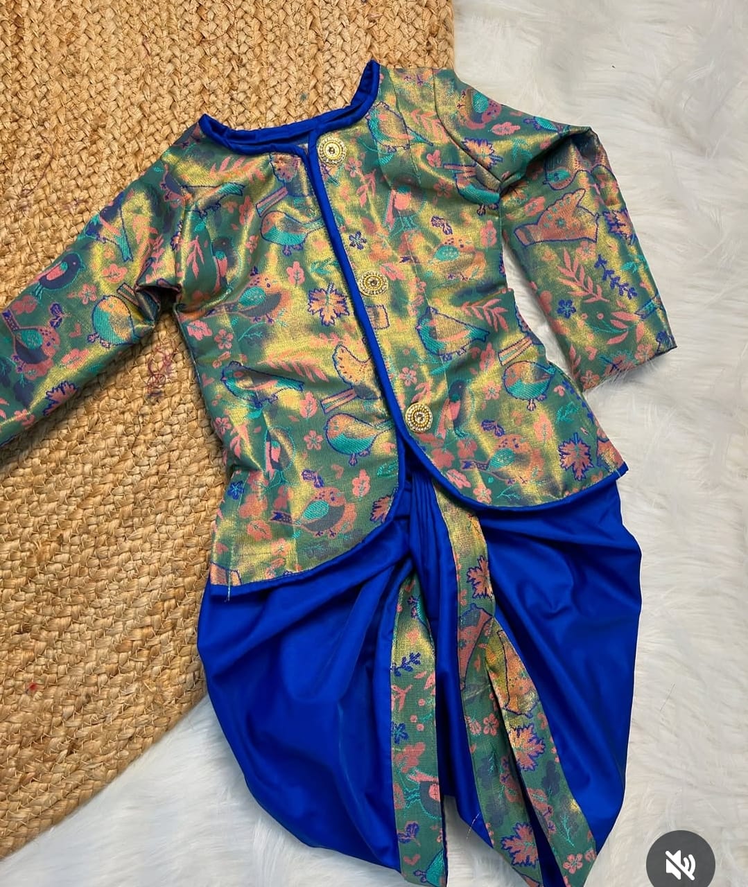 (SB239)Rithu Boy Dhoti Set