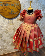 (SB148)Red Maria Silk Gown