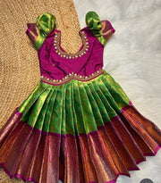 (SB287)Alia Cut Aari Worked Silk Gown