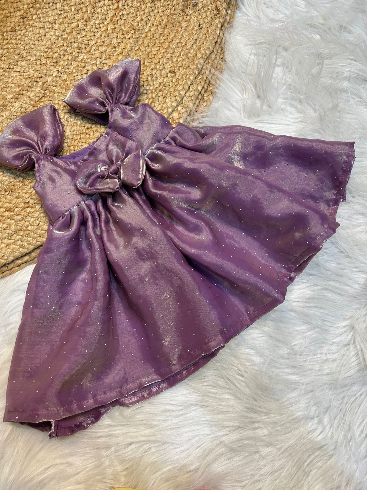 (SB409)Budget Lilac Rapunzel Space Silk Gowns