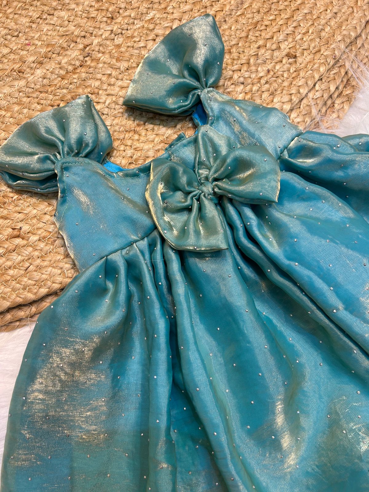(SB406)Budget Blue Rapunzel Space Silk Gowns