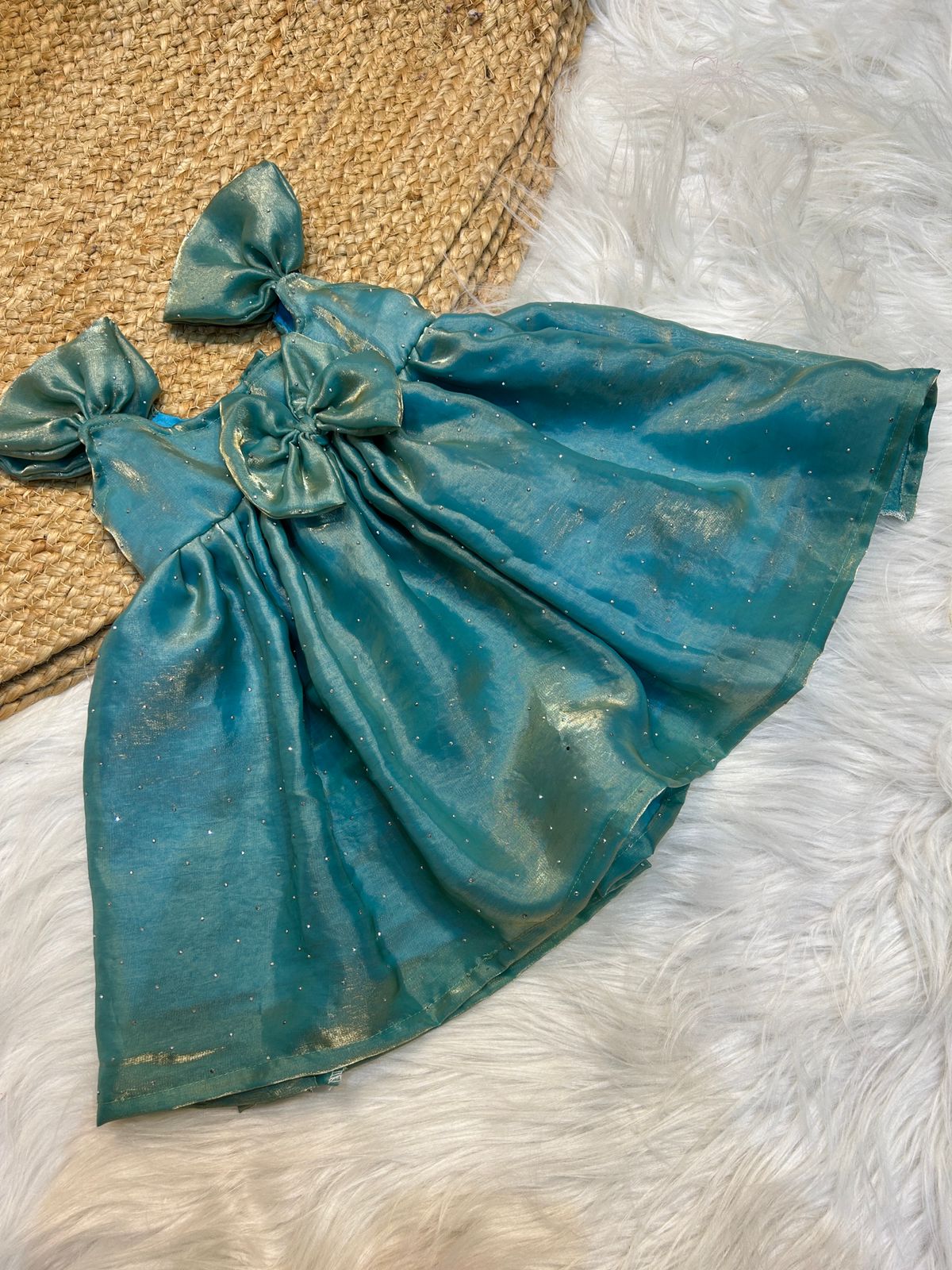 (SB406)Budget Blue Rapunzel Space Silk Gowns