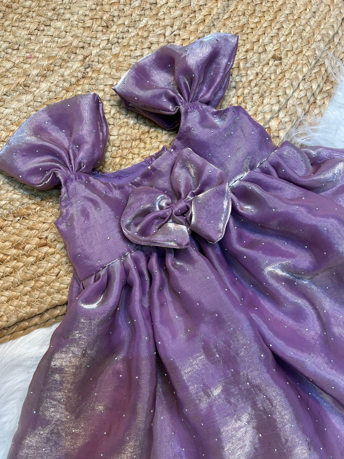 (SB409)Budget Lilac Rapunzel Space Silk Gowns