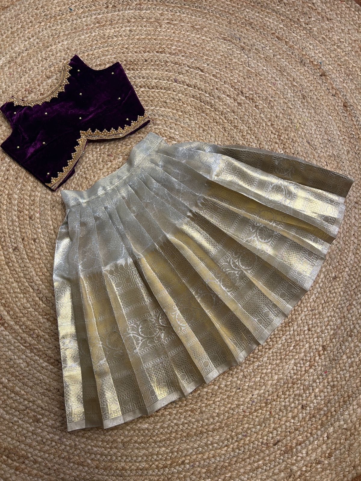 (SB423) Shimmer - Premium Pattu Pavadai at your Budget