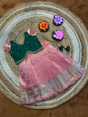 (SB460)Pure Paithani Silk Weaving Lehenga