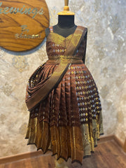 (SB462)Kanakavathi - Traditional Yet Asethetic Kantara costume Pattu gown
