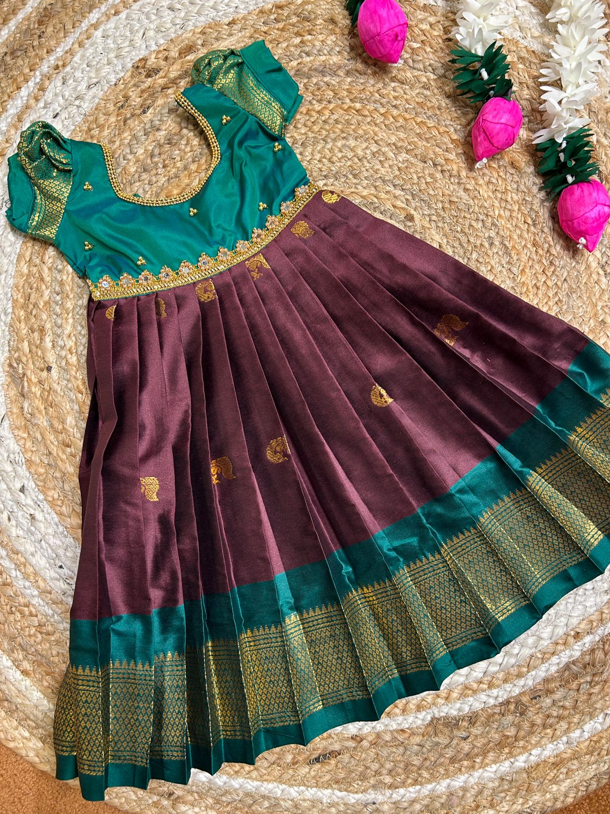 (SBB14)Silk Cotton Gown