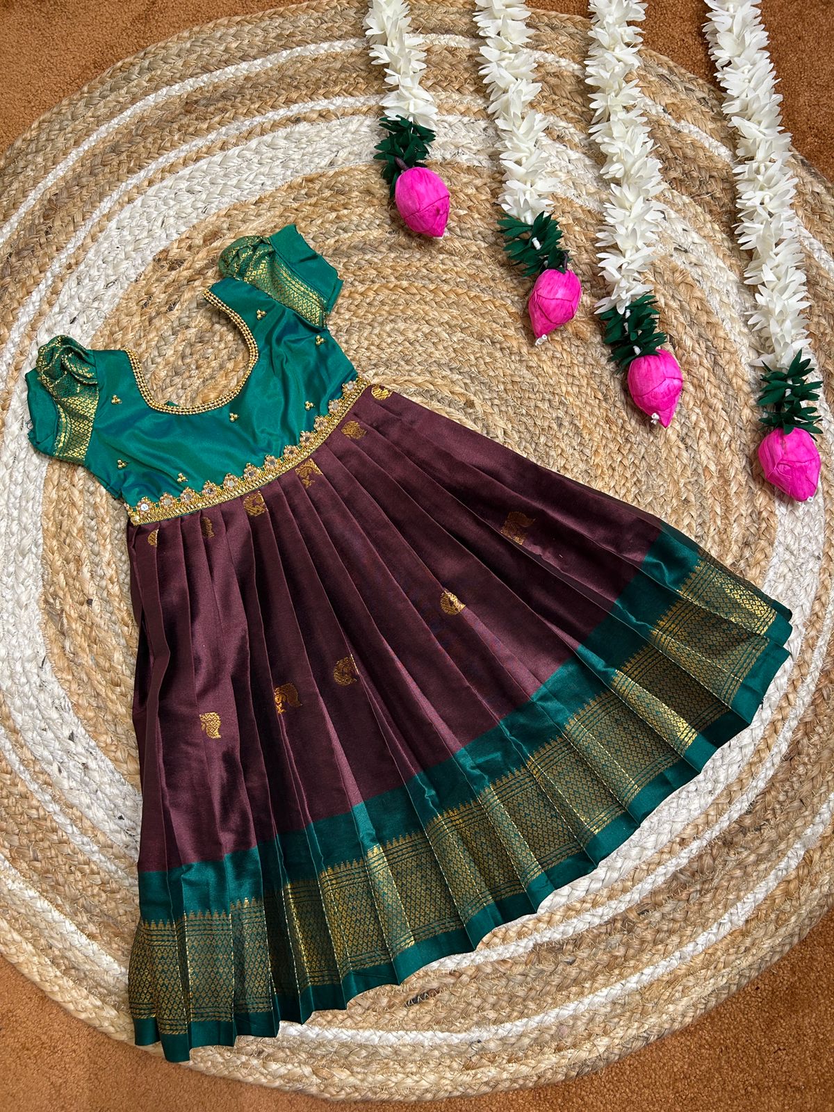 (SBB14)Silk Cotton Gown