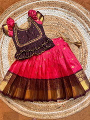 (SB511)Sembaruthi - Gadwal Silk Kehenga