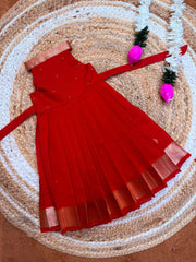 (SB519)Kanchi Silk Cotton Gowns at Budget