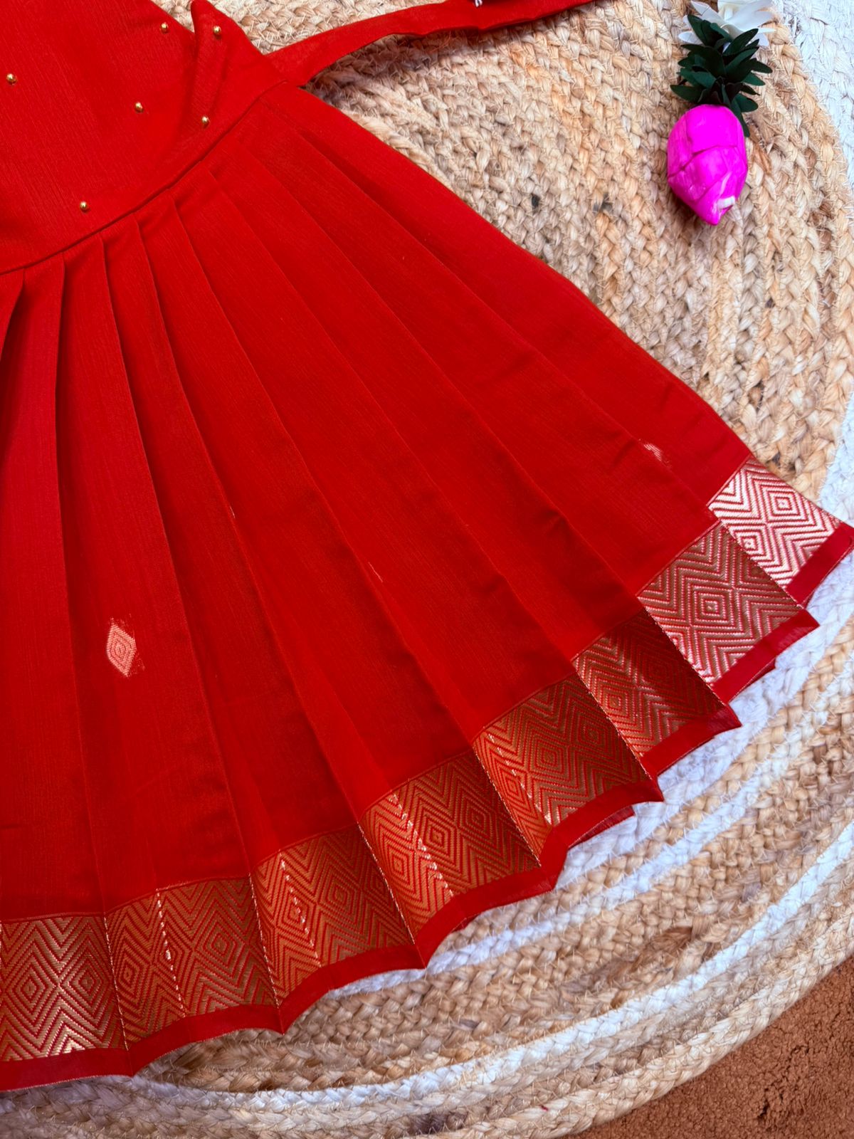 (SB519)Kanchi Silk Cotton Gowns at Budget