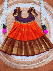 (SB545)Gadwal Semi Silk Gowns