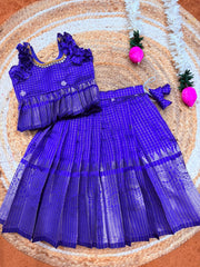 (SB552) Royal Blue Pavadai Sattai