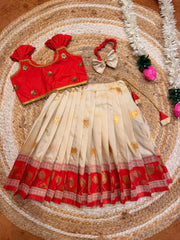 (SB566) LEELA - Elegant Pavadai Sattai