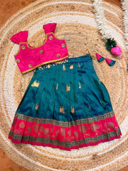 (SB567)LEELE - Elegant Pavadai Sattai