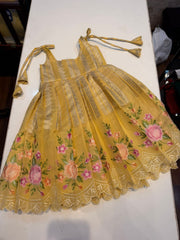 (SB579) Premium Cotton & Silk weaved Gown