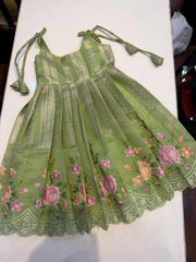 (SB577) Premium Cotton & Silk Weaved Gown