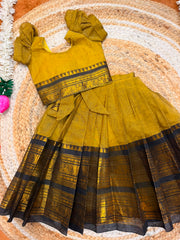 (SB583) Chettinad Cotton Silk Pavadai sattai