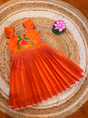 (SB589) Tissue Silk Gowns with Motifs