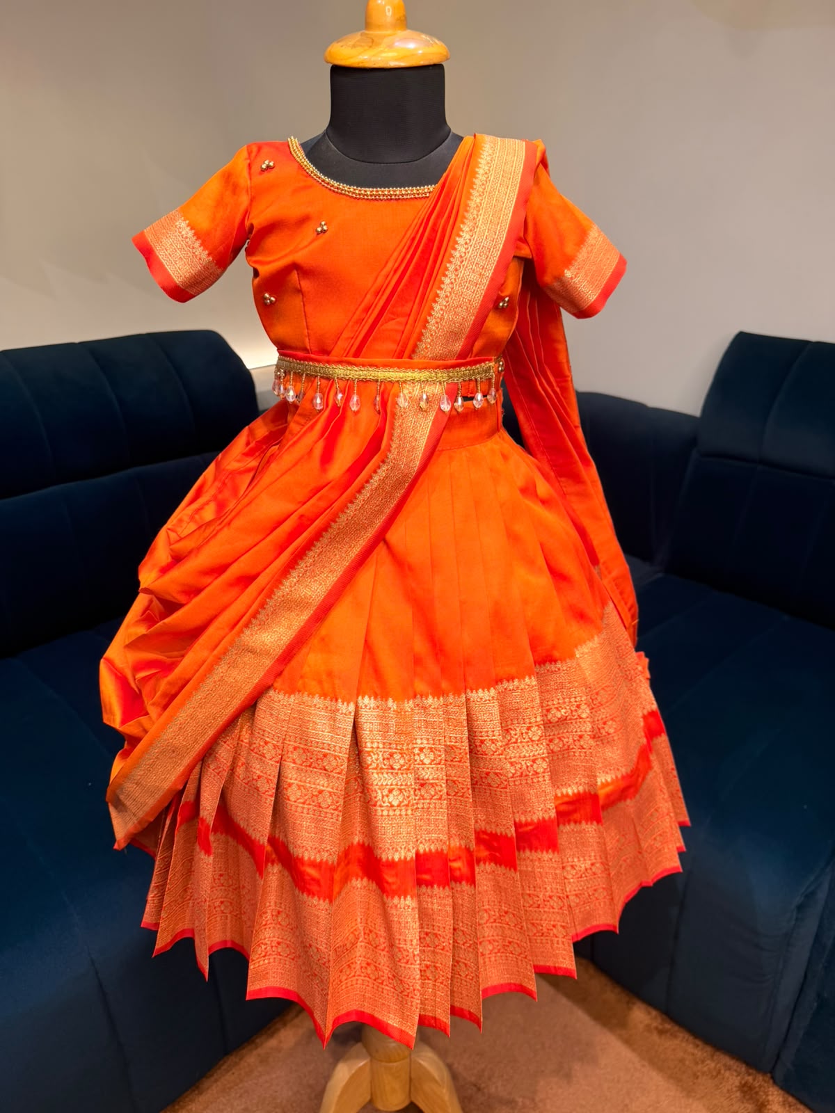 (SB594) Bridal Retta Petta Silk Lehengas