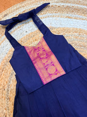 (SB599) Chettinad Cotton Silk Pavadai Sattai