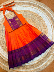 (SB597) chettinad Cotton Silk Pavadai sattai