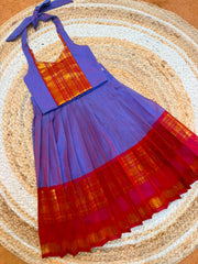 (SB598) Chettinad Cotton Silk Pavadai Sattai