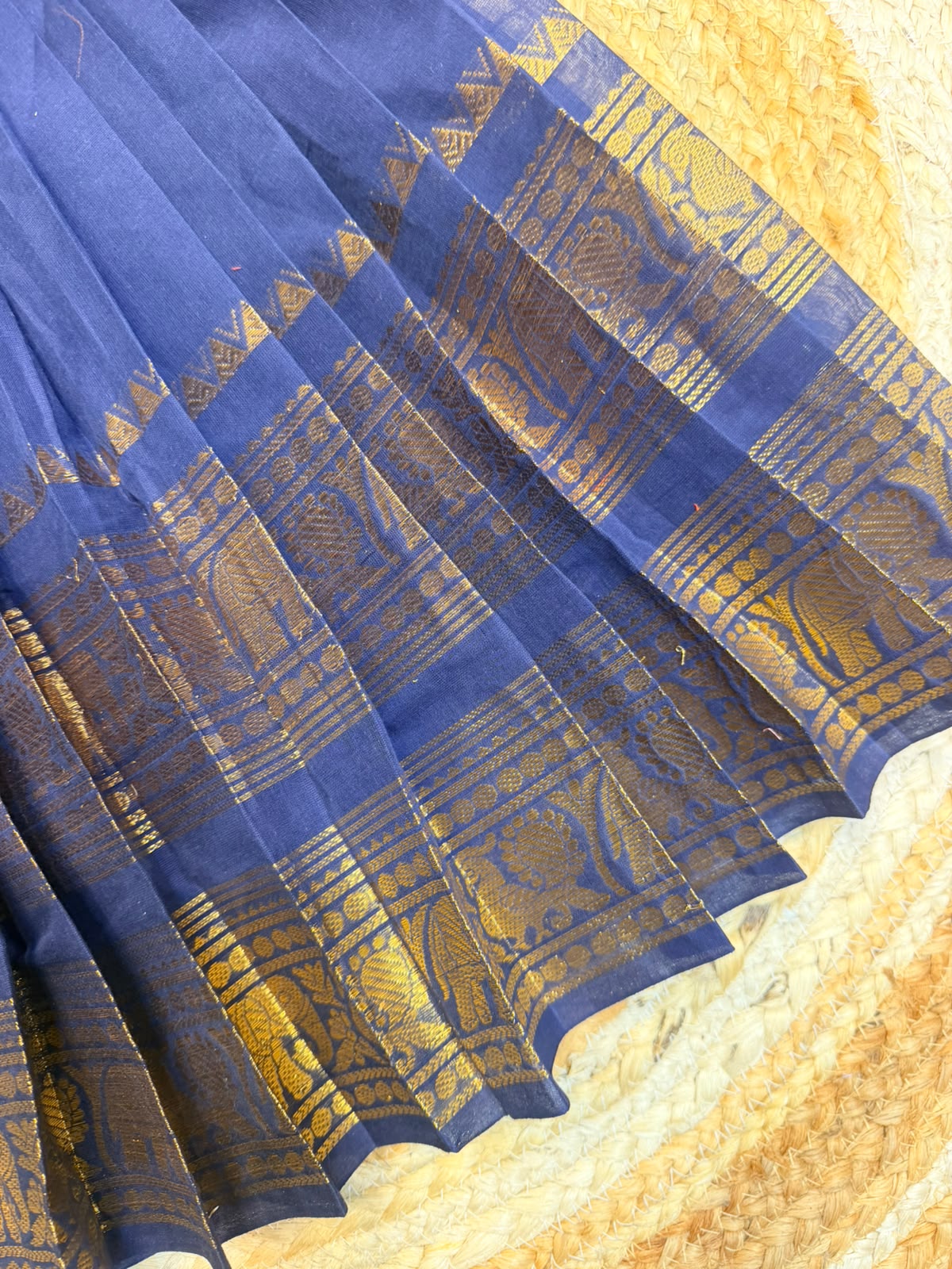 (SB600) Chettinad Cotton Silk Pavadai sattai