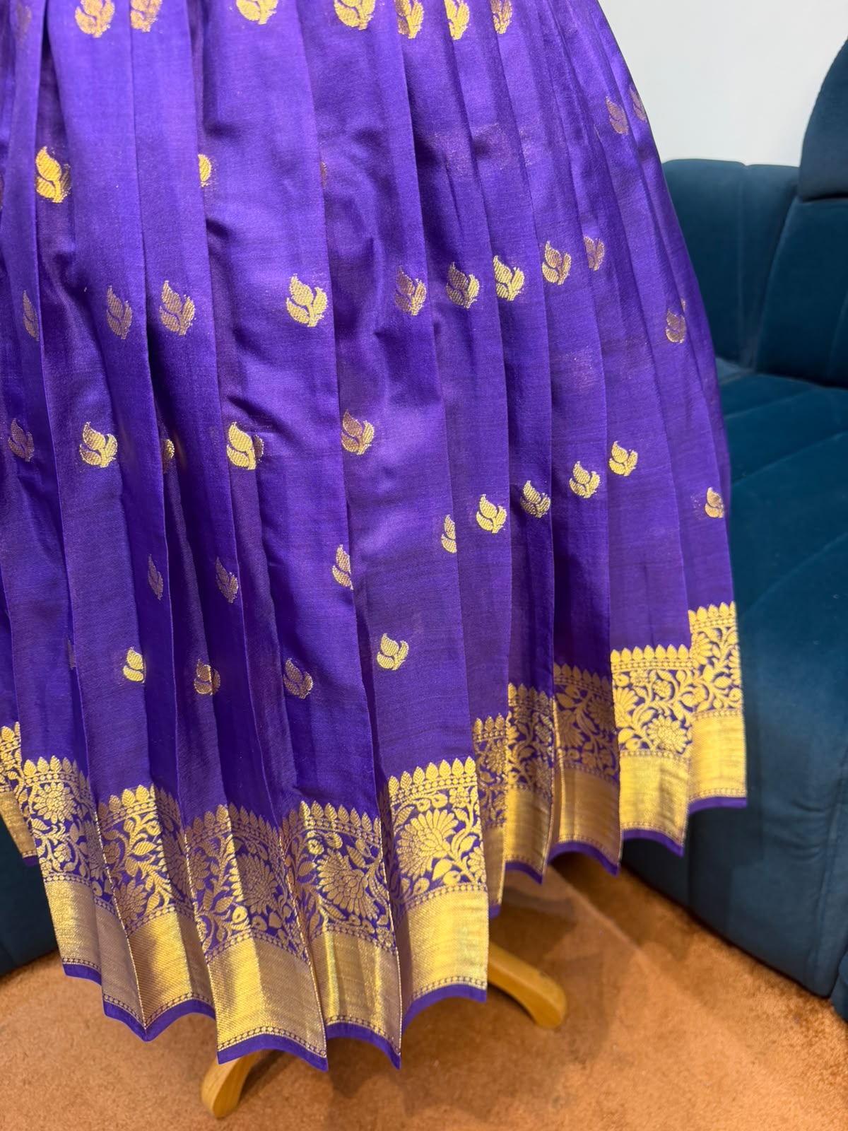 (SB601) Purple - Half and Half Silk Gown Collection