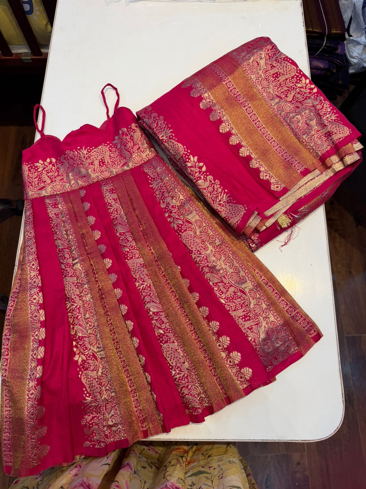 (SB624) Pure Khadi Silk Gown
