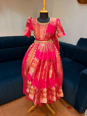 (SB633) Khadi Drape Model Silk Gown