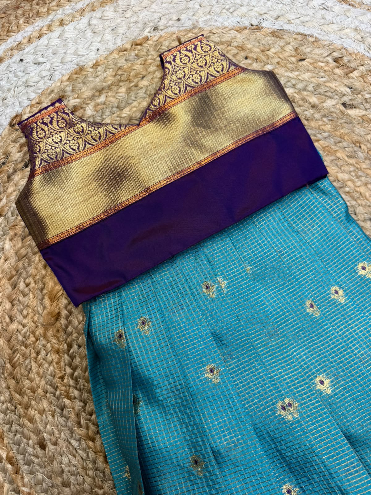 (SB635) Semi Kanchi Silk Lehenga