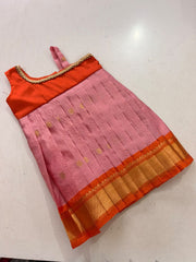 (SB638) Vintage - Inspired Kanchi Semi Silk Gown