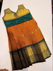 (SB649) Semi Kanchi Silk Lehengas