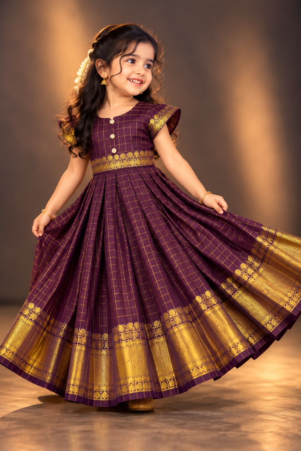 (SB679) Vannakili Budget Banarasi Silk Gown