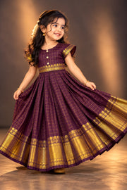 (SB679) Vannakili Budget Banarasi Silk Gown